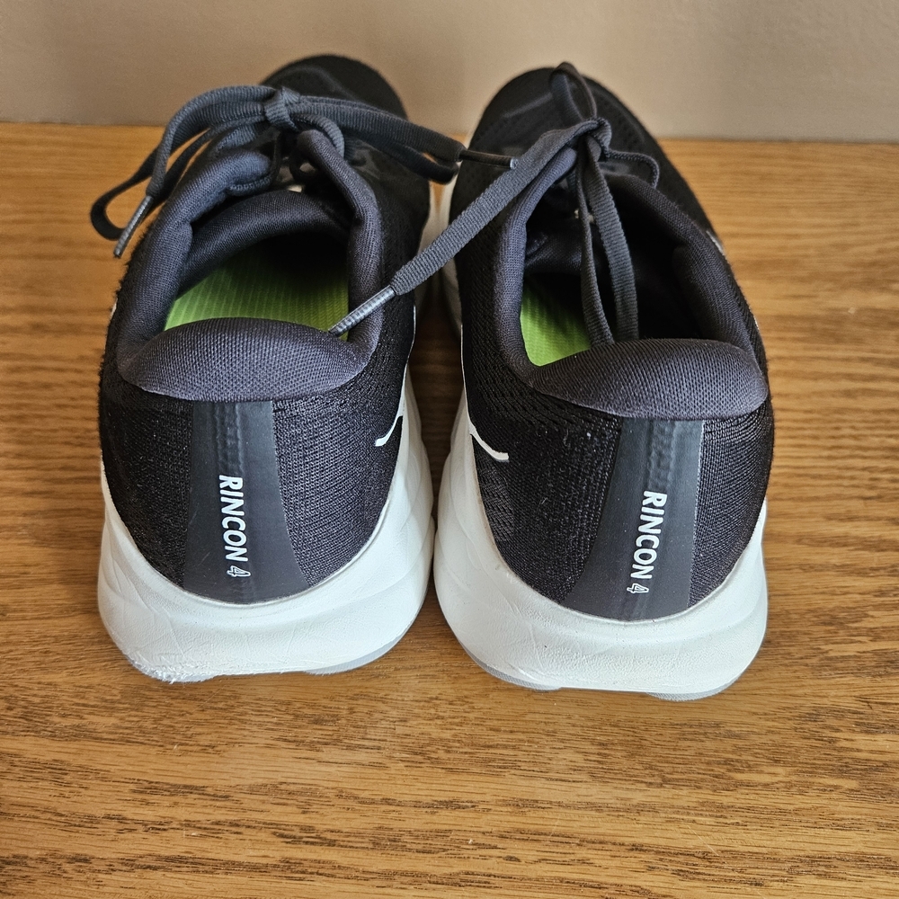 HOKA Rincon 4 Men's Black Running Shoes Size 10 - Picture 6 of 8